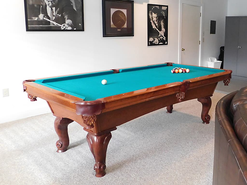 Austin TX sober living house pool table