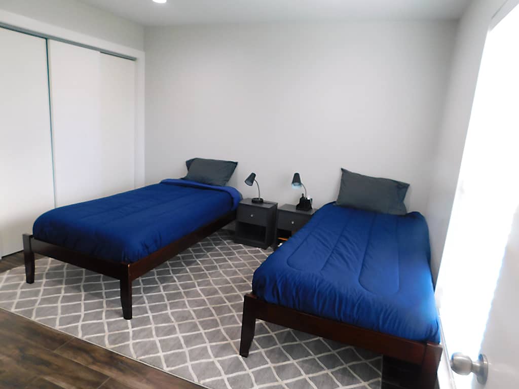 Austin TX sober living house bedroom