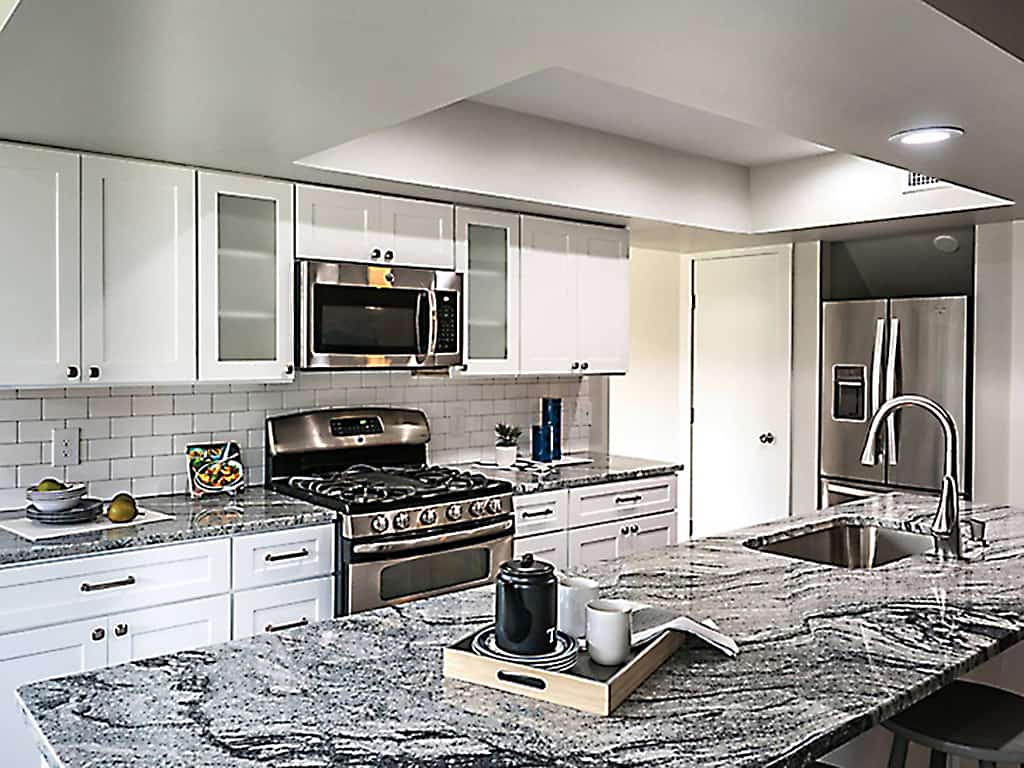 Austin TX sober living house granite counters